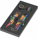Wera 9700 tool rebel werkplaatswagen 1, 94-delig gereedschapswagen (zwart, incl. 4 schuimrubber inzetstukken met gereedschap)