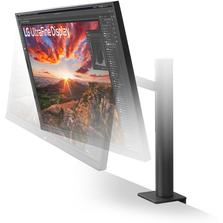 Lg ergo ips monitor met usb type-c 31.5 4k uhd (zwart, 2x hdmi, 1x displayport)