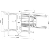 Neomounts wl40s-850bl18 select tv wandsteun standaard (zwart)