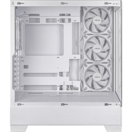 Asus a31 plus midi tower behuizing (wit | 2x usb-a | 2x usb-c | tempered glass)