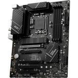 Msi pro b760-p wifi ddr4 socket 1700 moederbord (raid, 2.5 gb-lan, wifi, bt, sound, atx)