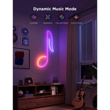 Govee slimme witte neon ledstrip 4m matter rgbic - extra flexibel