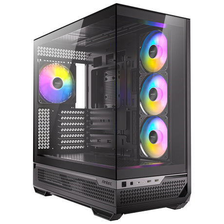 Antec c7 argb midi tower behuizing (zwart | 2x usb-a | 1x usb-c | tempered glass)