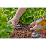 Gardena t-stuk voor sproeiers einddruppelaars 4,6 mm (3 16 ) verbinding (donkergrijs, 5 stuks)