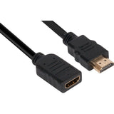 Club 3d premium high speed hdmi 2.0 verlengkabel (zwart, 3 meter, 4k)