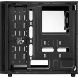Sharkoon tg4m rgb midi tower behuizing (zwart | 2x usb-a | rgb | tempered glass)