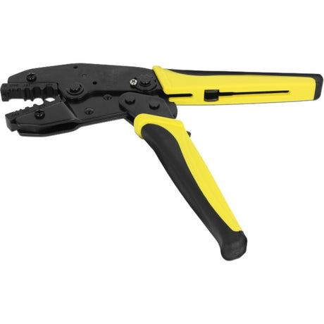 Delock universele coax krimptang (zwart geel, 6 diameters)
