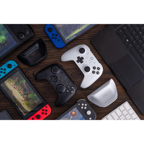 8bitdo ultimate 2 bluetooth controller (wit, pc, switch 2, bluetooth usb-c 2.4 ghz)