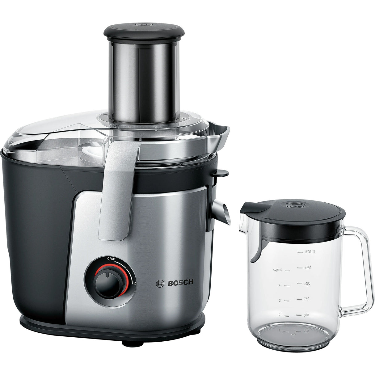 Bosch sapcentrifuge vitajuice 4 1000 w (zilver zwart)