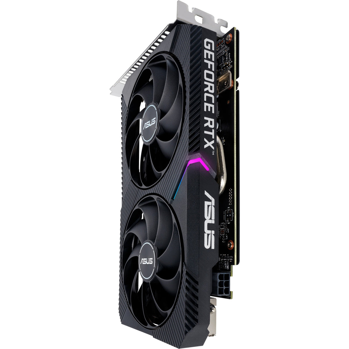 Asus geforce rtx 3050 dual v2 8gb gddr6 grafische kaart (lite hash rate, 1x displayport, 1x hdmi 2.1, dvi-d)