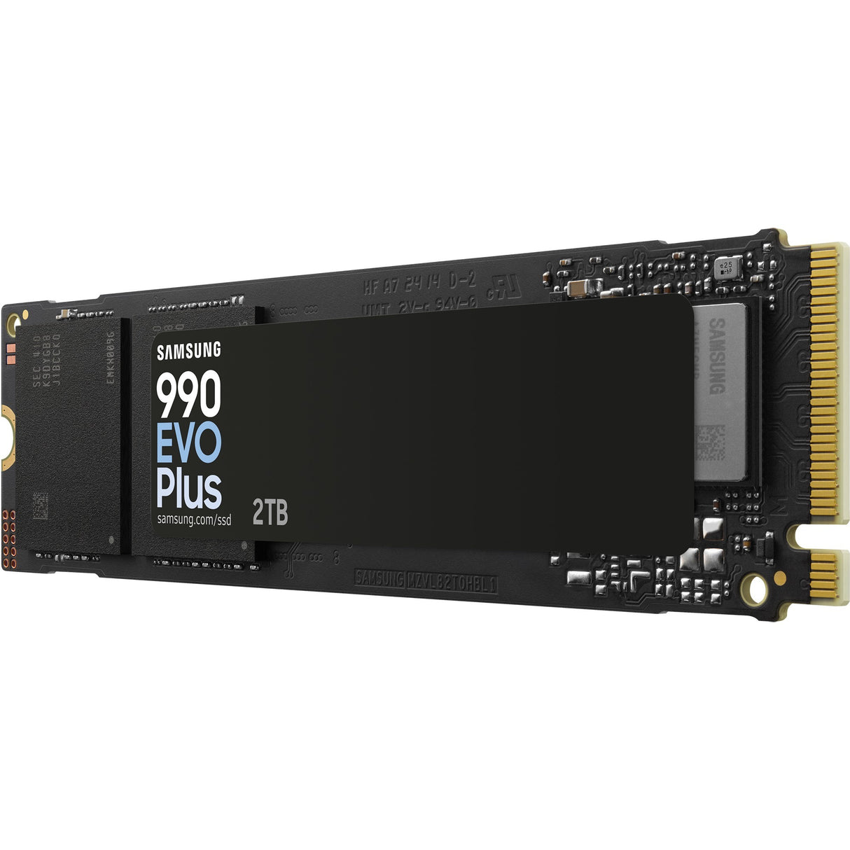 Samsung 990 evo plus 2 tb ssd (mz-v9s2t0bw, pcie 4.0 x4 5.0 x2, nvme 2.0, m.2 2280)