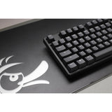 Ducky origin phantom black, toetsenbord (zwart, us lay-out, cherry mx red, hot swap, pbt double-shot keycaps)