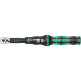 Wera click-torque a 5 draaimomentsleutel met omschakelratel (zwart groen)