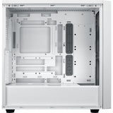 Cooler master masterbox 600 lite midi tower behuizing (wit | 2x usb-a | 1x usb-c | rgb | tempered glass)