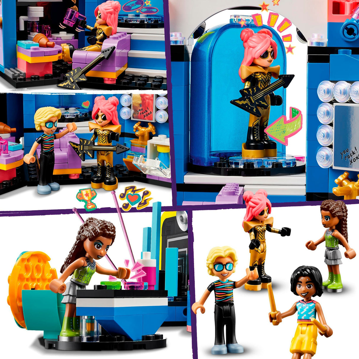 Lego friends - heartlake city muzikale talentenjacht constructiespeelgoed (42616)