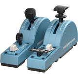 Thrustmaster tca quadrant add-on airbus edition gaming gasregelaar (blauwgrijs zwart, pc)