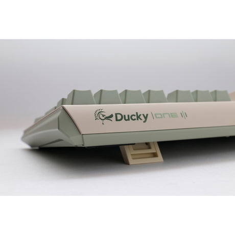 Ducky one 3 matcha tkl mechanisch toetsenbord (crème, us lay-out (qwerty), cherry mx blue, 80% (tkl), pbt double shot, hot swap)