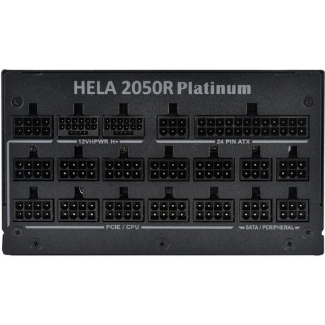 Silverstone hela 2050r platinum, modulaire 2050 watt voeding (zwart, 14x pcie)