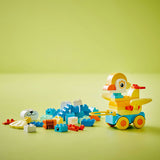 Lego duplo 3-in-1 dieren op wielen peuterspeelgoed - 10448