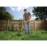 Black+decker accu grastrimmer st182320 (oranje, accu inbegrepen)
