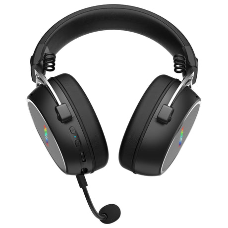 Hator hypergang 3 wireless over-ear gaming headset (zwart, rgb, 2.4ghz bluetooth usb)