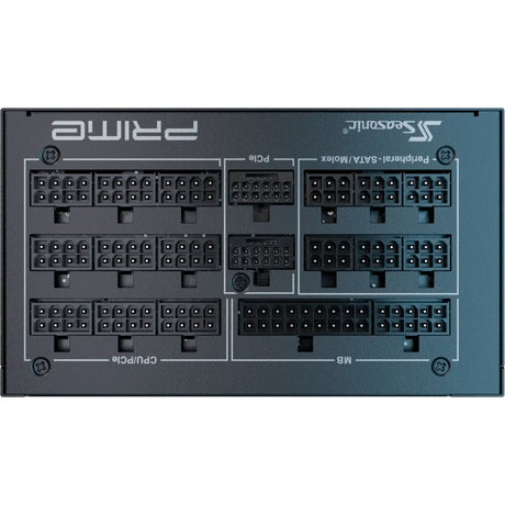 Seasonic prime tx-1600 modulaire 1600 watt voeding (zwart, 2x 12v-2x6, 6x pcie)