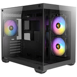 Antec cx600m argb mini tower behuizing (zwart | 3x usb-a | tempered glass)