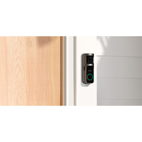 Imou doorbell 2s kit (zwart, 2k, volledig draadloos)