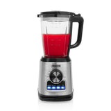 Princess 212094 blender solid pro (roestvrij staal zwart, 1,75 liter | rvs messenblok 6 messen | auto-clean-functie | onderdelen vaatwasserbestending)