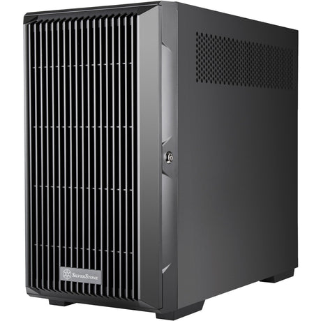 Silverstone cs382 mini tower behuizing (zwart | 2x usb-a | 1x usb-c)