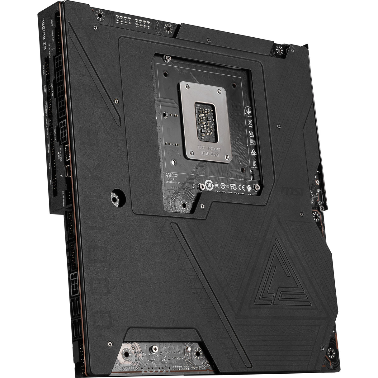 Msi meg z890 godlike socket 1851 moederbord (zwart, raid, 10gb-lan, 5gb-lan, wlan, bt, sound, e-atx)