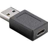 Goobay usb-a 3.0 superspeed > usb-c adapter (zwart)