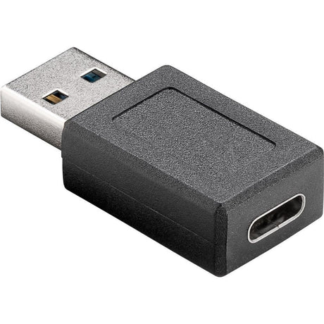 Goobay usb-a 3.0 superspeed > usb-c adapter (zwart)
