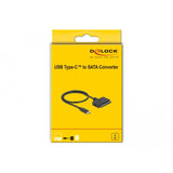 Delock usb type-c converter to 22 pin sata 6 gb s (zwart)