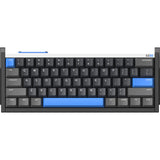 Iqunix ez60 magnetic switch gaming he keyboard (zwart, us lay-out (qwerty), gateron star trail, 60%, rgb, double shot pbt keycaps)