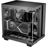 Be quiet! light base 500 midi tower behuizing (zwart | 2x usb-a | 1x usb-c | rgb | window)