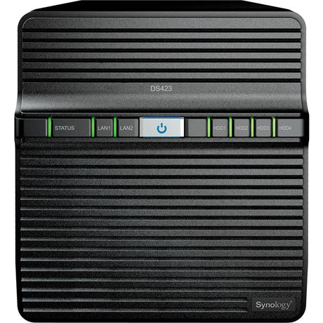 Synology diskstation ds423 nas (zwart, 2x rj-45, 2x usb-a 3.2 (5 gbit s))