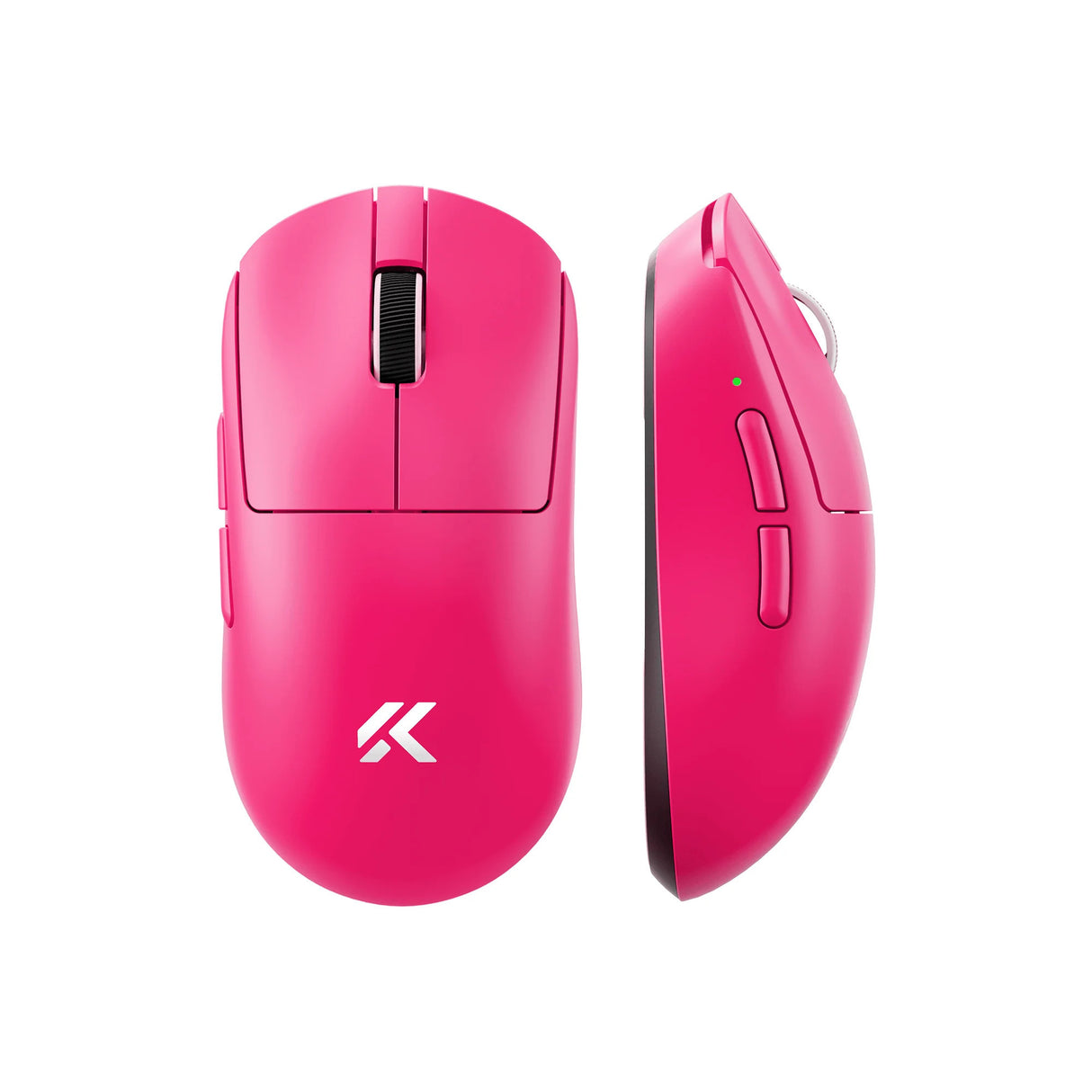 Mchose a7 v2 ultra gaming muis (roze, 42.000 dpi, 8k, 2.4 ghz bluetooth usb-c)