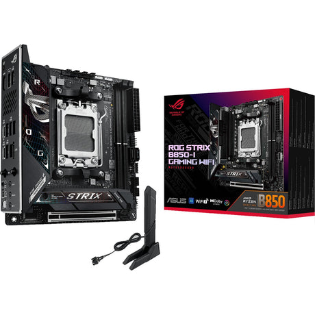 Asus rog strix b850-i gaming wifi socket am5 moederbord (2.5gb-lan, wi-fi 7, bt, sound, mini-itx)