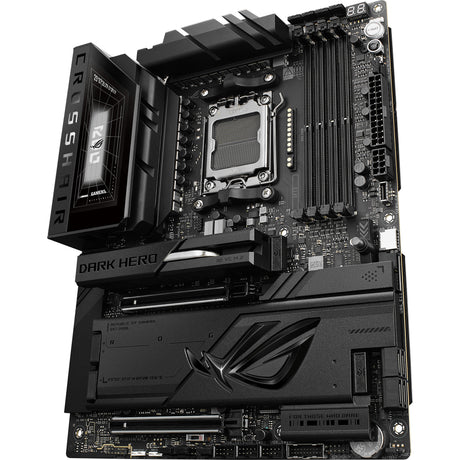 Asus rog crosshair x870e dark hero socket am5 moederbord (raid, 10gb-lan, 5gb-lan, wi-fi 7, bt, sound, atx)