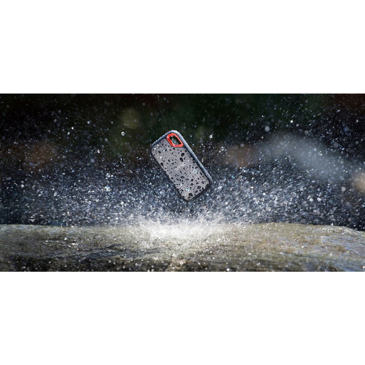 Sandisk extreme portable v2, 2 tb externe ssd (zwart oranje, sdssde61-2t00-g25, usb-c)