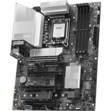 Msi pro b860-p wifi socket 1851 moederbord (zilver, raid, 5gb-lan, wi-fi 7, bt, sound, atx)