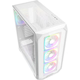 Sharkoon ak5g rgb midi tower behuizing (wit | 2x usb-a | 1x usb-c | rgb | tempered glass)