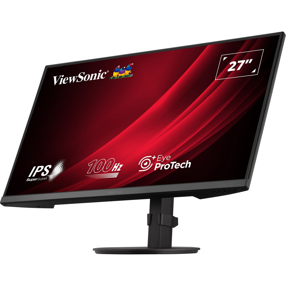 Viewsonic vg2708a-mhd 27 monitor (zwart, 1x hdmi, 1x displayport, vga, sound, 100 hz)