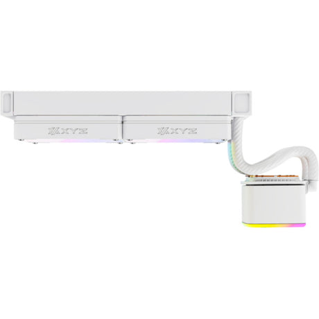 Xyz pc gear aquapulse aio 240 waterkoeling (wit, argb, pwm)