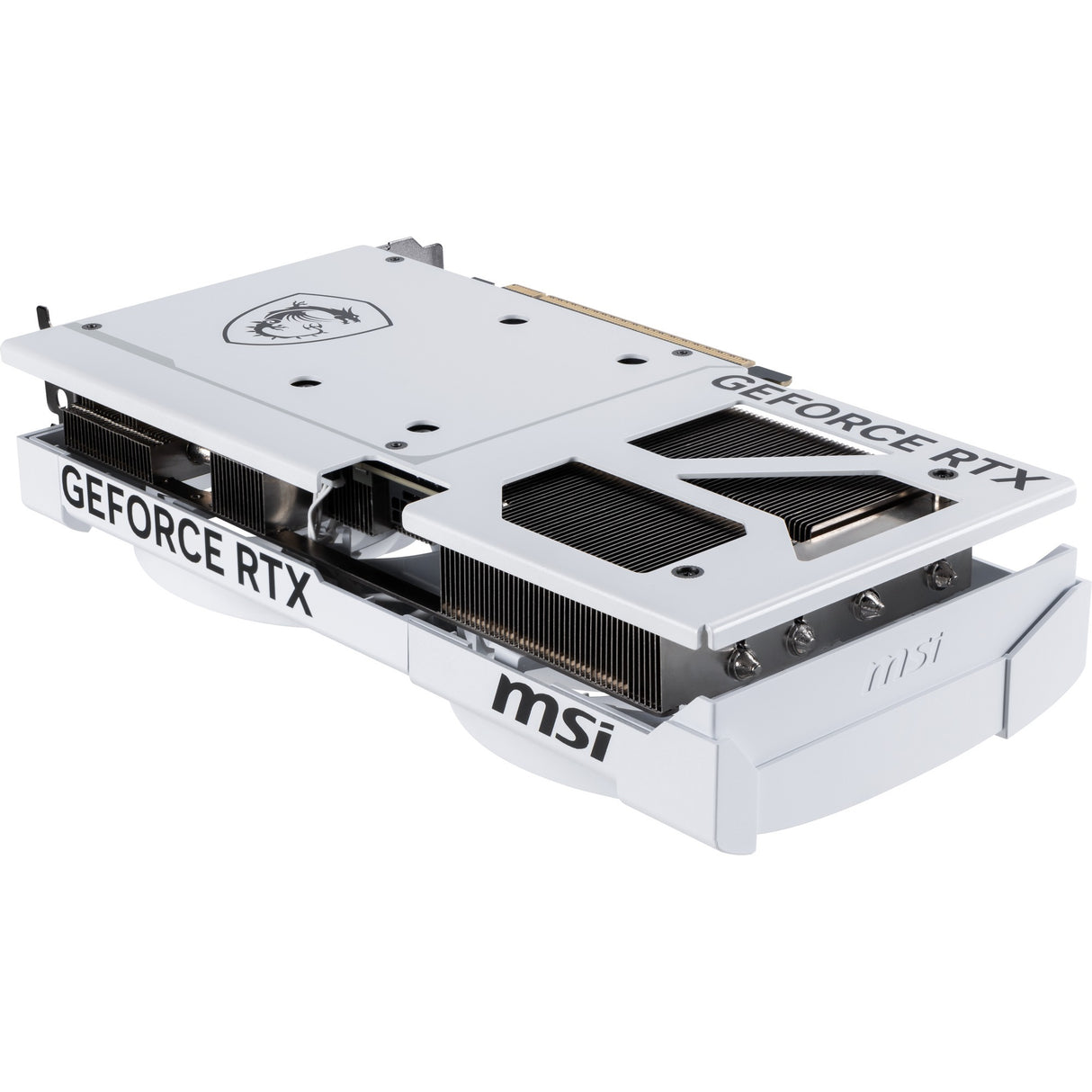 Msi geforce rtx 5070 12g ventus 2x oc white grafische kaart (wit, 3x displayport, 1x hdmi)