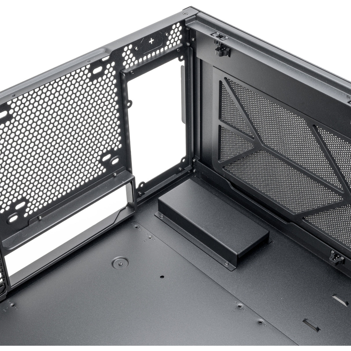 Silverstone crown 04 htpc behuizing (donkergrijs | 4x usb-a | 1x usb-c)