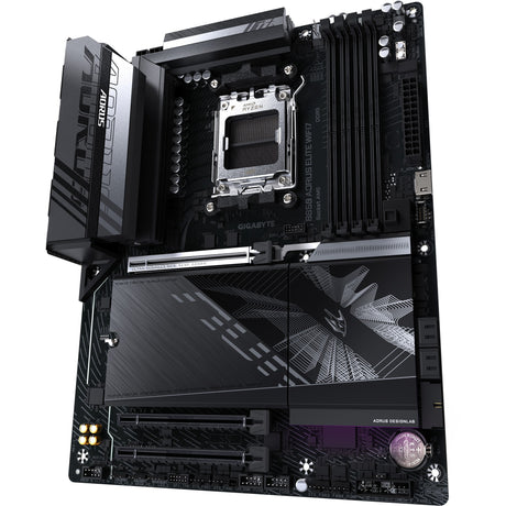 Gigabyte b850 aorus elite wifi7 socket am5 moederbord (zwart, raid, 2,5gb-lan, wi-fi 7, bt, sound, atx)