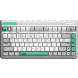 Iqunix og80 wormhole wireless mechanical keyboard (grijs, us lay-out (qwerty), cherry mx red, 80% (tkl), rgb leds, hot-swappable, pbt, 2.4ghz | bluetooth 5.1 | usb-c)
