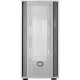 Cooler master masterbox 600 lite midi tower behuizing (wit | 2x usb-a | 1x usb-c | rgb | tempered glass)